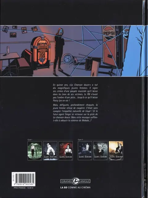 Verso de l'album Lloyd Singer Tome 4 Quantico