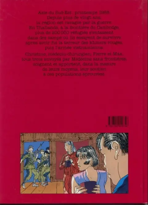 Verso de l'album Médecins sans frontières Tome 2 Mission en Thaïlande