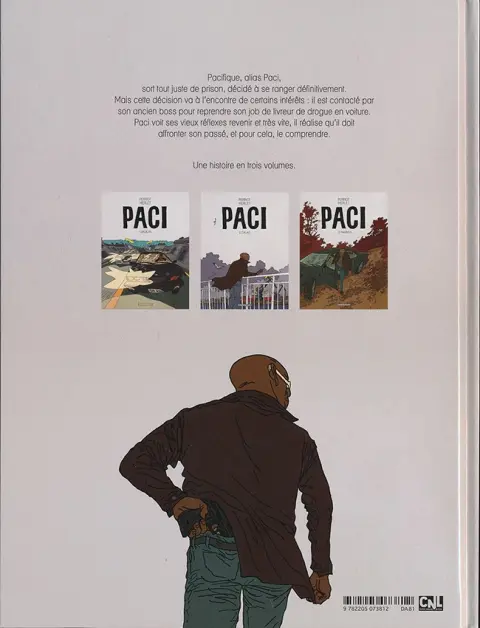 Verso de l'album Paci Tome 3 Rwanda
