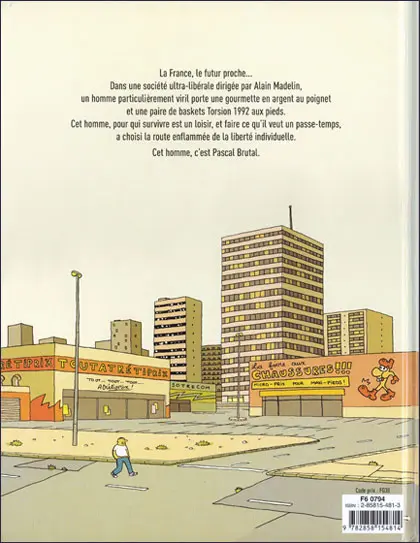Verso de l'album Pascal Brutal Tome 1 La nouvelle virilité