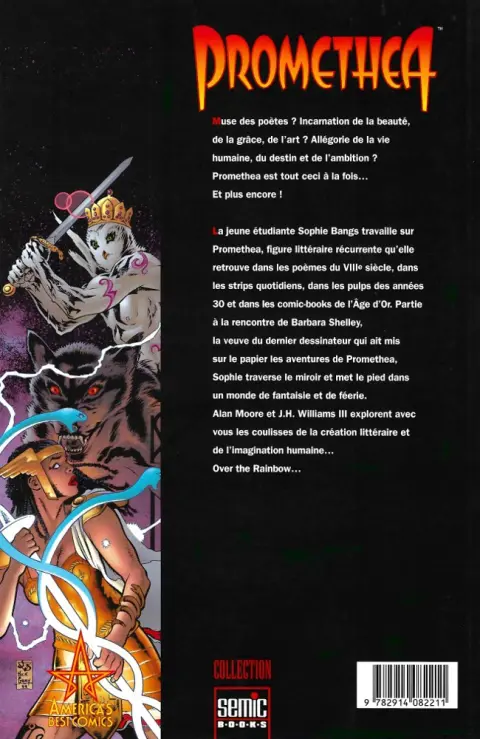 Verso de l'album Promethea 1