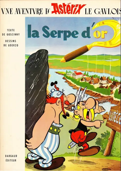 Couverture de l'album Astérix Tome 2 La serpe d'or