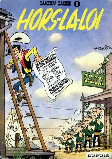 Couverture de l'album Lucky Luke Tome 6 Hors-la-loi