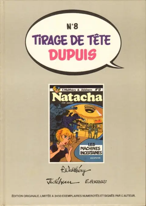 Couverture de l'album Natacha Tome 9 Les machines incertaines