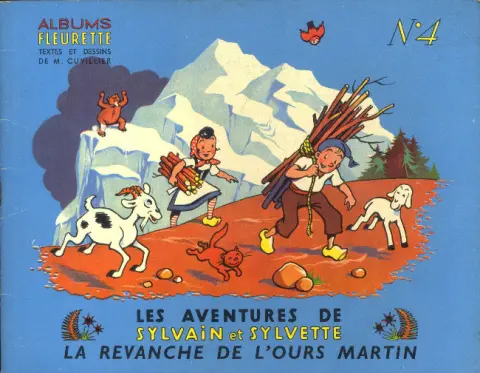 Couverture de l'album Sylvain et Sylvette Tome 4 La revanche de l'ours Martin