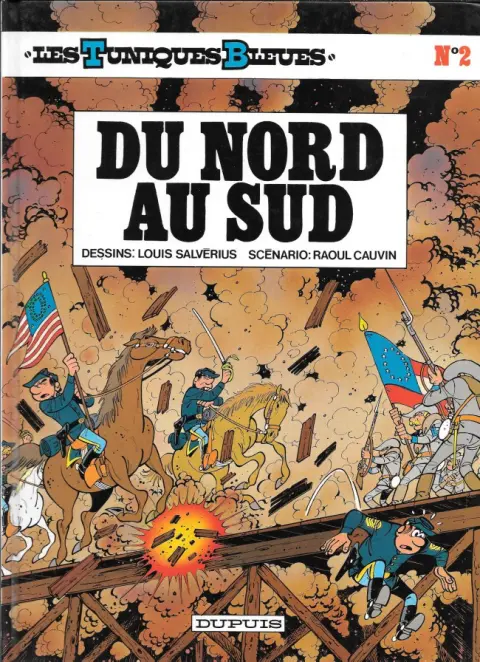 Couverture de l'album Les Tuniques Bleues Tome 2 Du nord au sud