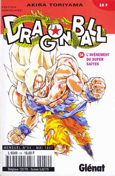 Couverture de l'album Dragon Ball Tome 54 L'avènement du super Saïyen