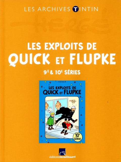 Couverture de l'album Les archives Tintin Tome 34 Les Exploits de Quick et Flupke - 9e & 10e séries