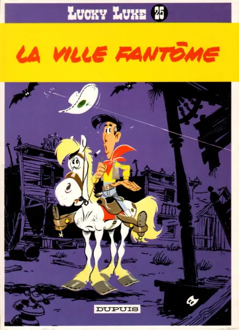 Couverture de l'album Lucky Luke Tome 25 La ville fantôme