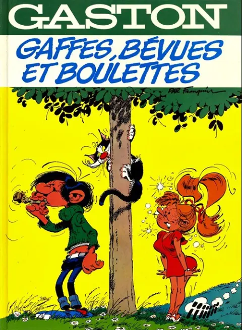 Couverture de l'album Gaston Tome 11 Gaffes, bévues et boulettes