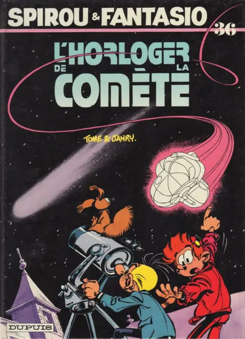 Couverture de l'album Spirou et Fantasio Tome 36 L'horloger de la comète