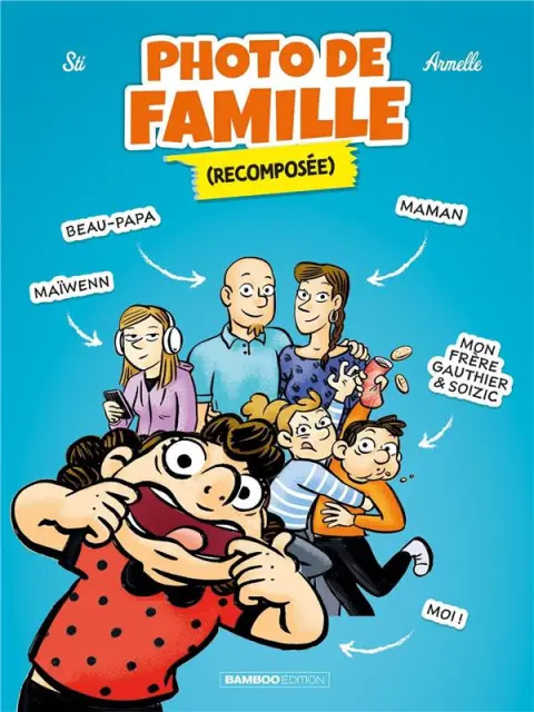 Photo de famille recomposée