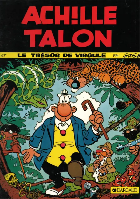 Couverture de l'album Achille Talon Tome 16 Achille Talon et le trésor de Virgule