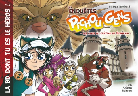 Couverture de l'album Les Enquêtes du Pichou Gens Tome 2 Les lions du château de Bonneval
