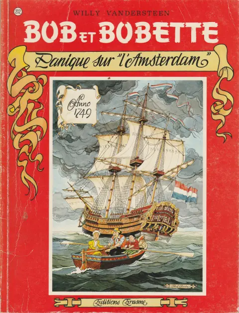 Couverture de l'album Bob et Bobette Tome 202 Panique sur l'Amsterdam