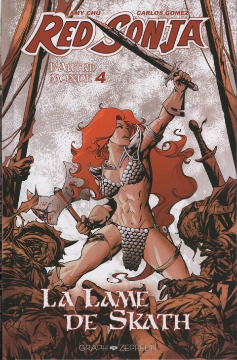 Couverture de l'album Red Sonja : l'autre monde Tome 4 La lame de Skath