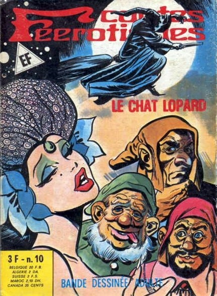 Couverture de l'album Contes féérotiques Tome 10 Le chat Lopard