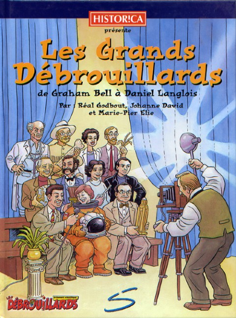 Couverture de l'album Les Grands Débrouillards Tome 2 de Graham Bell à Daniel Langlois
