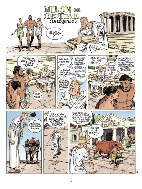 Planche de l'album Les Folles Anecdotes de l'histoire 1 Plus vite, plus haut, plus sport !