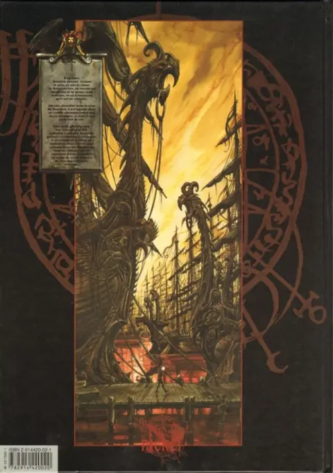 Verso de l'album Requiem Chevalier Vampire Tome 3 Dracula