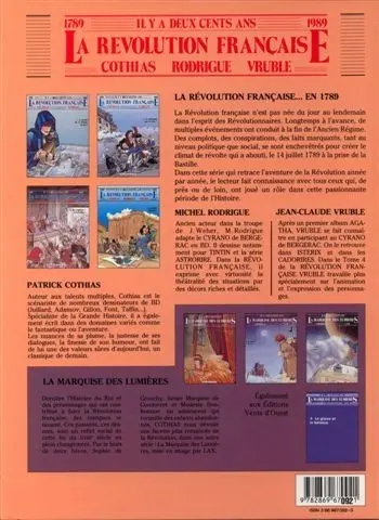 Verso de l'album La Révolution française Tome 4 Le grand charivari