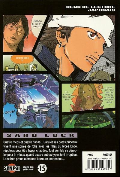 Verso de l'album Saru Lock 9