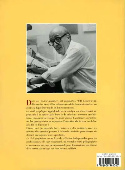 Verso de l'album Les Clés de la bande dessinée Tome 2 Le récit graphique - Narration et bande dessinée