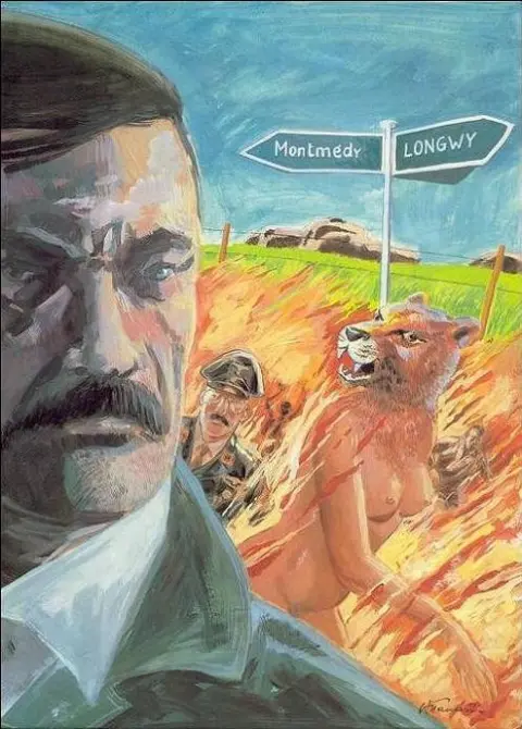 Verso de l'album Le Soleil des damnés Opération Edelweiss