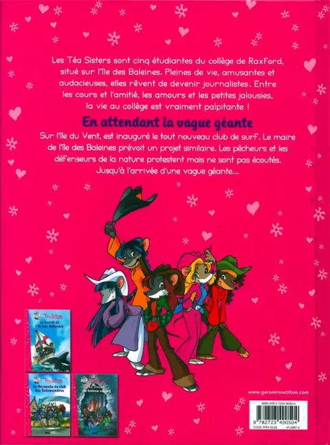 Verso de l'album Téa Stilton Tome 4 En attendant la vague géante