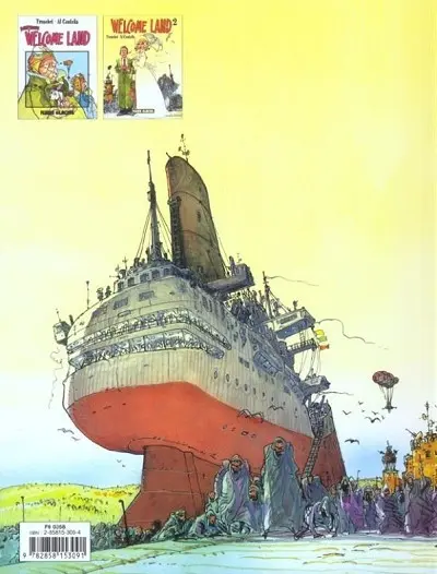 Verso de l'album Welcome land Tome 2 Welcome land 2