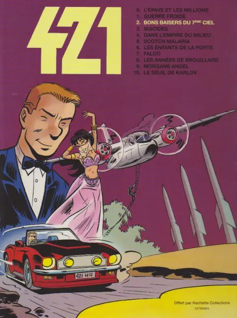 Verso de l'album 421 Tome 2 Bons baisers du 7éme ciel