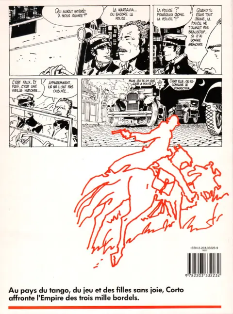 Verso de l'album Corto Maltese Tome 9 Tango
