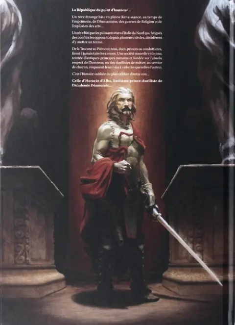 Verso de l'album Horacio d'Alba Tome 1 La République du point d'honneur