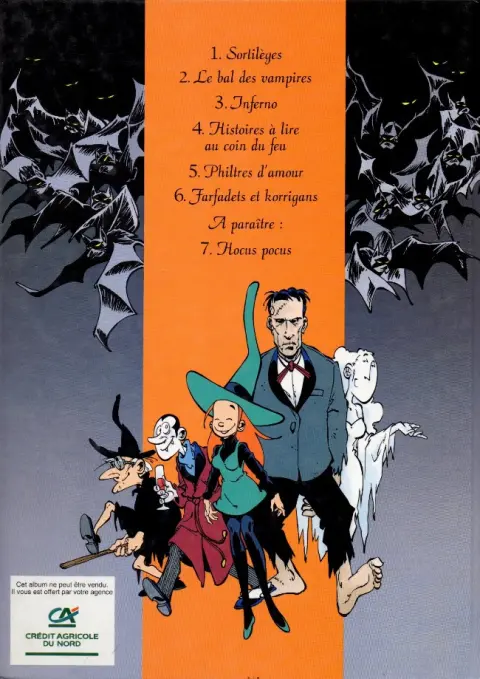 Verso de l'album Mélusine Tome 1 Sortilèges