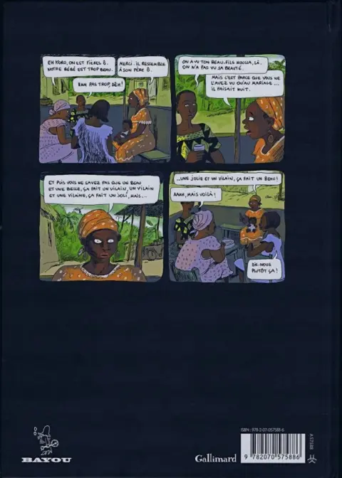 Verso de l'album Aya de Yopougon Tome 2