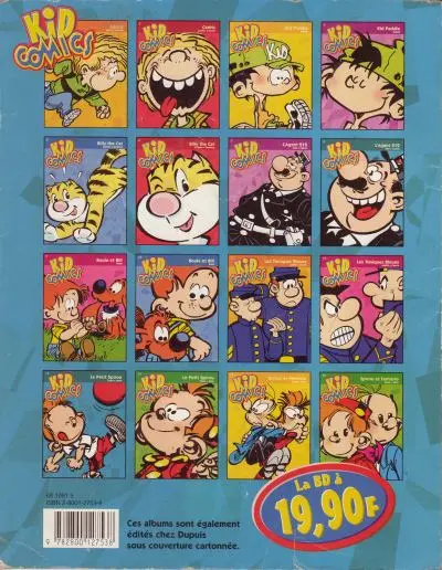 Verso de l'album Le Petit Spirou Tome 1 Dis bonjour à la dame !
