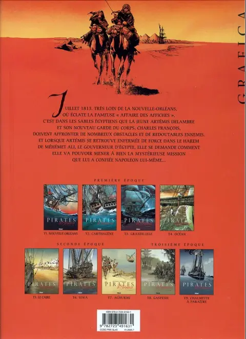 Verso de l'album Les Pirates de Barataria Tome 6 Siwa