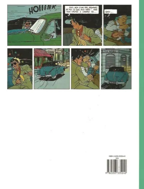 Verso de l'album Ray Banana Tome 2 Cité Lumière