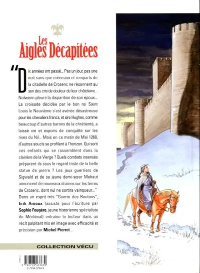 Verso de l'album Les Aigles décapitées Tome 16 La guerre des Aigles