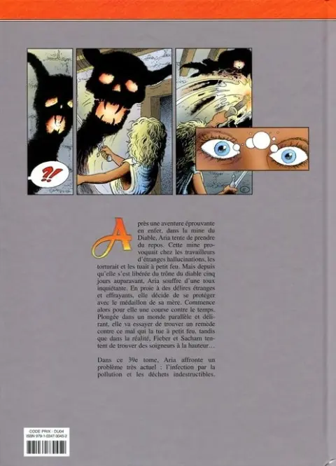 Verso de l'album Aria Tome 39 Flammes Salvatrices