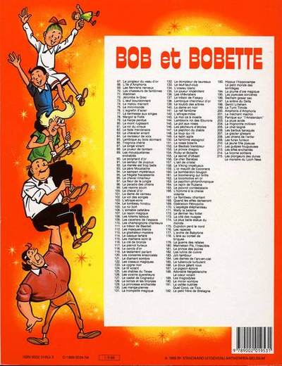 Verso de l'album Bob et Bobette Tome 215 Les plongeurs des dunes / Le Monstre du Loch Ness