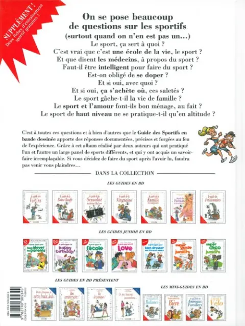 Verso de l'album Le Guide Tome 35 Le guide des sportifs