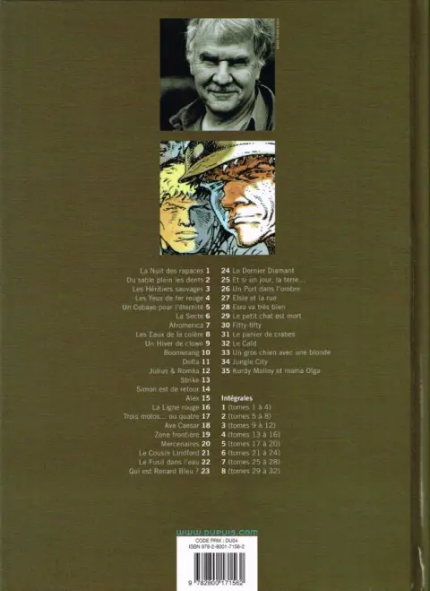 Verso de l'album Jeremiah Tome 35 Kurdy Malloy et Mama Olga