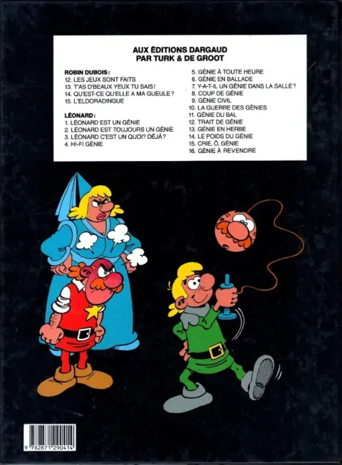 Verso de l'album Robin Dubois Tome 15 L'Eldoradingue