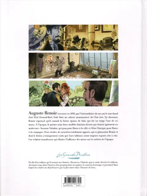 Verso de l'album Les Grands Peintres Tome 14 Renoir