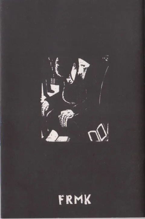 Verso de l'album Black book black
