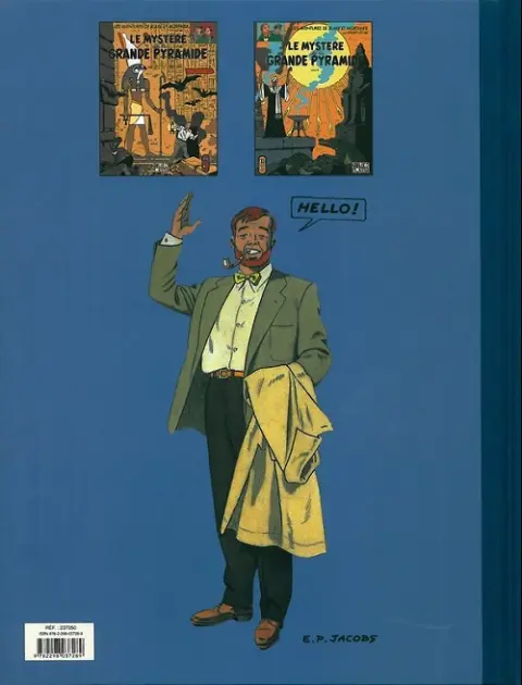 Verso de l'album Blake et Mortimer Le Mystère de la Grande Pyramide - Intégrale