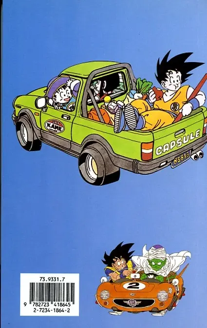 Verso de l'album Dragon Ball (sens français) Tome 21 Monsieur Freezer
