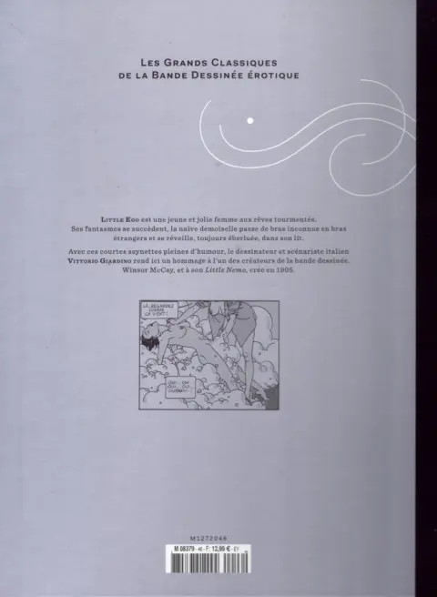 Verso de l'album Les Grands Classiques de la Bande Dessinée Érotique - La Collection Tome 46 Little Ego