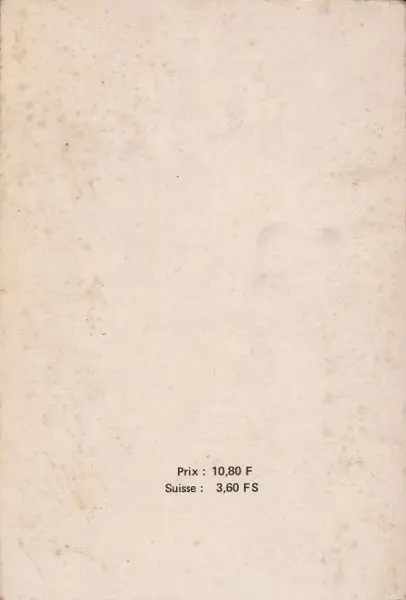 Verso de l'album Strange Album N° 52